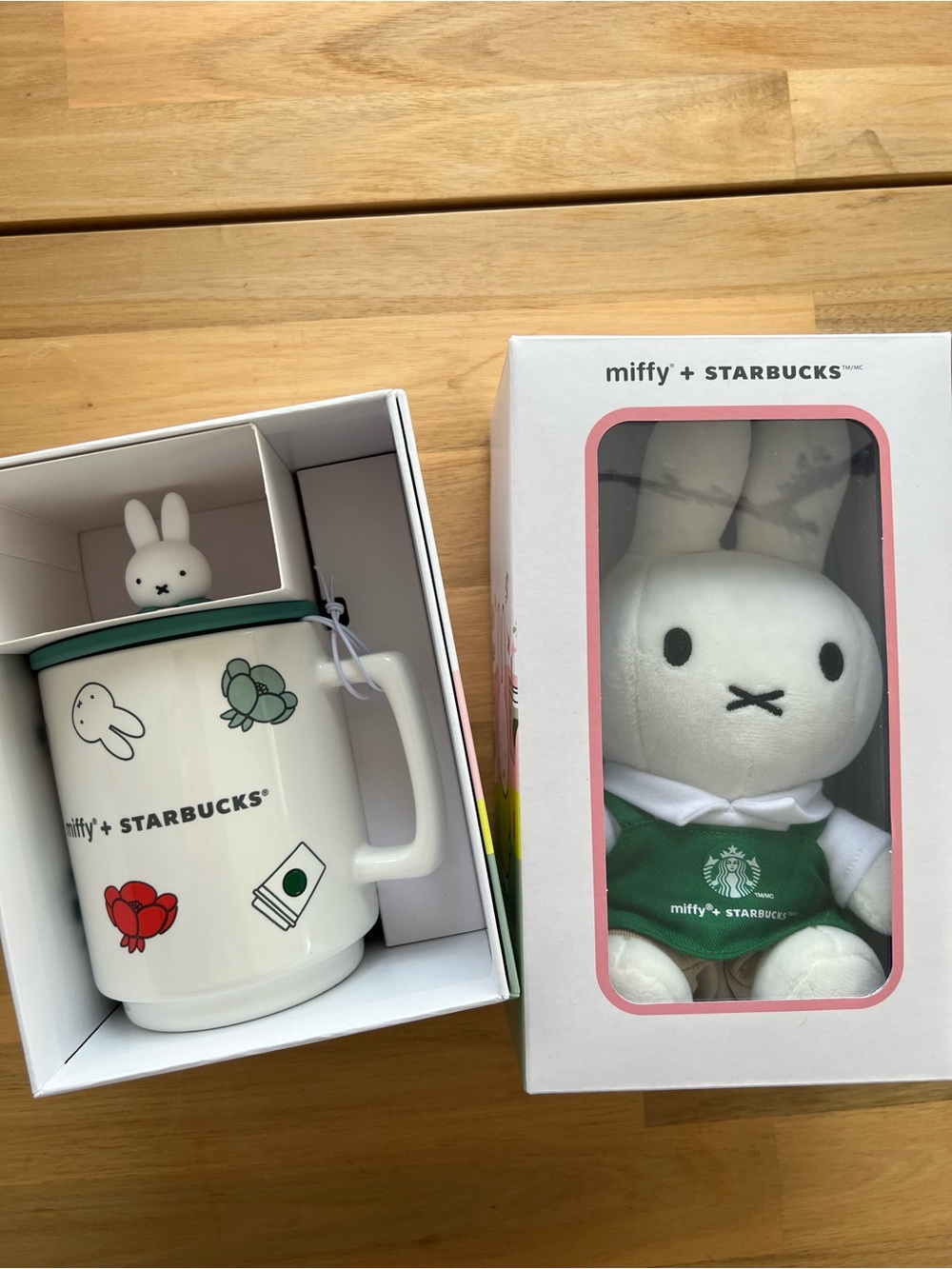 NEW Miffy x Starbucks Ceramic Mug & Plush Set